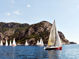 13 ülkeden 114 yelkenli yat Marmaris'te yarışıyor