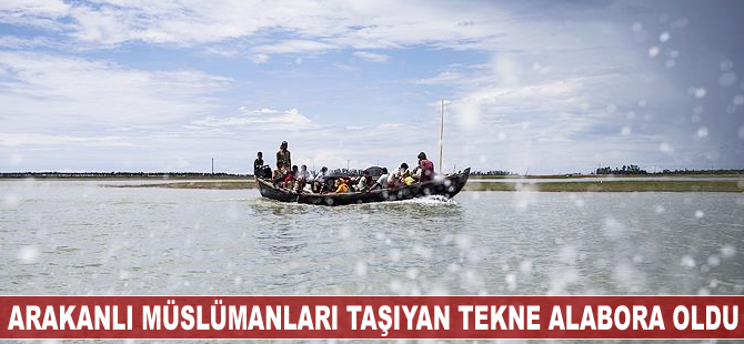 Arakanlı Müslümanları taşıyan tekne alabora oldu