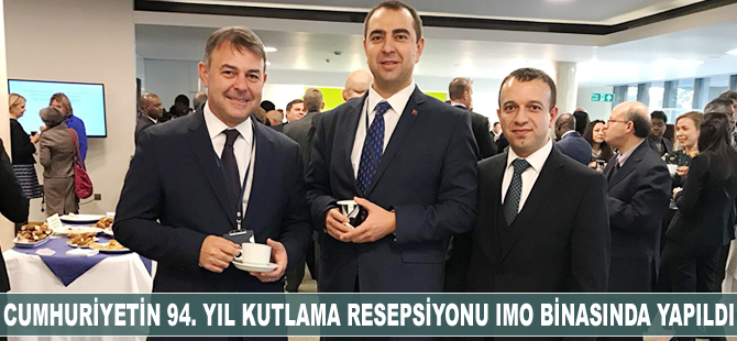Cumhuriyetin 94. Yıl Kutlama Resepsiyonu IMO binasında gerçekleşti