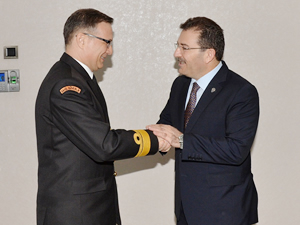 Bülent Olcay, Emniyet Genel Müdürü Selami Altınok'u ziyaret etti