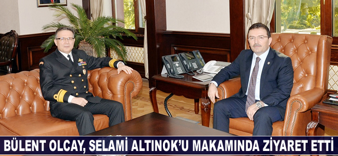 Bülent Olcay, Emniyet Genel Müdürü Selami Altınok'u ziyaret etti