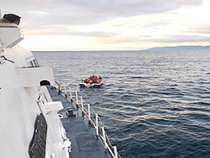 Ayvalık'ta 24 Suriyeli kaçak göçmen yakalandı