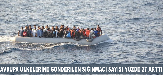 Avrupa ülkelerine gönderilen sığınmacı sayısı yüzde 27 arttı