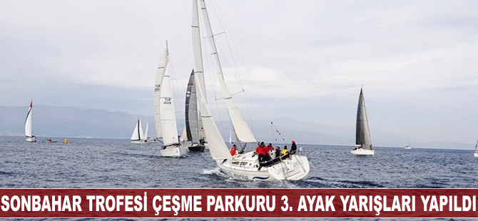İzmir Sonbahar Trofesi Çeşme Parkuru 3. ayak yarışları yapıldı