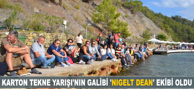 Karton Tekne Yarışı'nın galibi 'Nigelt Dean' ekibi oldu