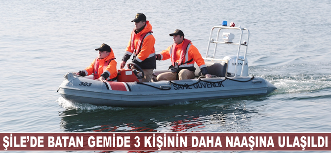 Şile açıklarında batan gemide 3 kişinin daha cesedine ulaşıldı