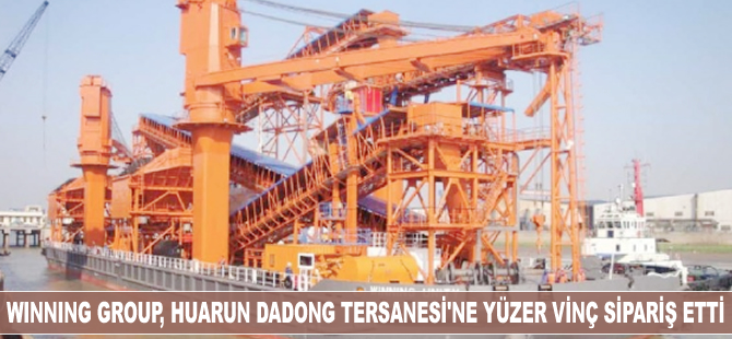 Winning Group, Huarun Dadong Tersanesi’ne iki yüzer vinç siparişi verdi