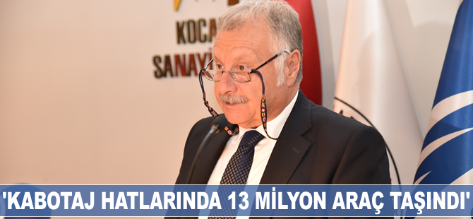 Mustafa Kenan Selçuk: Kabotaj hatlarında 13 milyon araç taşındı