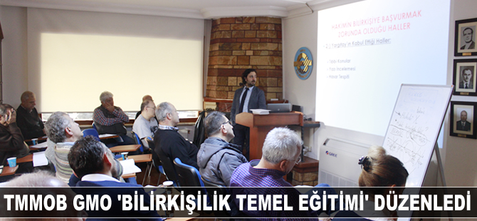 TMMOB Gemi Mühendisleri Odası “Bilirkişilik Temel Eğitimi” düzenledi