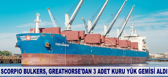 Scorpio Bulkers, Greathorse'dan 3 adet kuru yük gemisi aldı