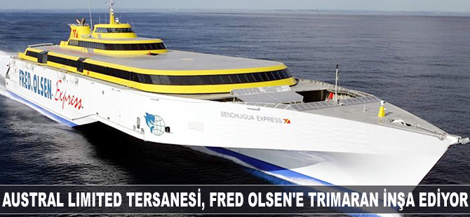 Austral Limited Tersanesi, Fred Olsen'e trimaran inşa ediyor