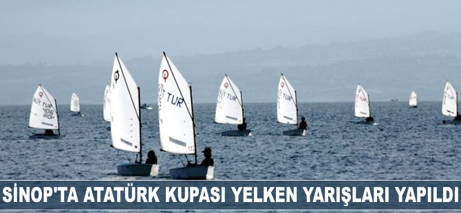 Sinop'ta Atatürk Kupası Yelken Yarışları yapıldı