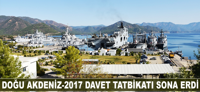 Doğu Akdeniz-2017 Davet Tatbikatı sona erdi