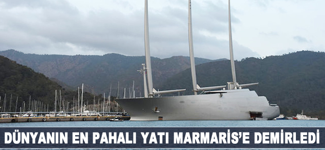 Dünyanın en pahalı yatı Marmaris'e demirledi