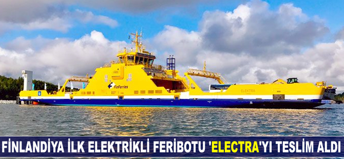 Finlandiya’nın ilk elektrikli feribotu CRIST Tersanesi’nde inşa edildi