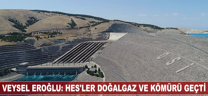 Veysel Eroğlu: HES'ler doğalgaz ve kömürü geçti