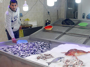 Balıkçılar denize açılamayınca tezgahlar boş kaldı