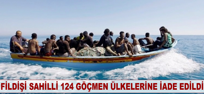 Fildişi Sahilli 124 göçmen ülkelerine iade edildi
