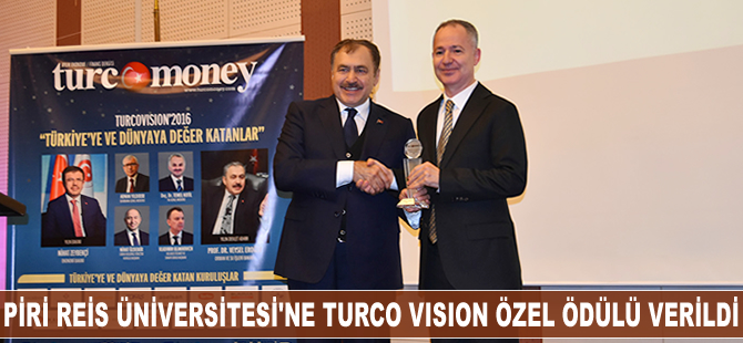 Piri Reis Üniversitesi'ne Turco Vision Özel Ödülü verildi