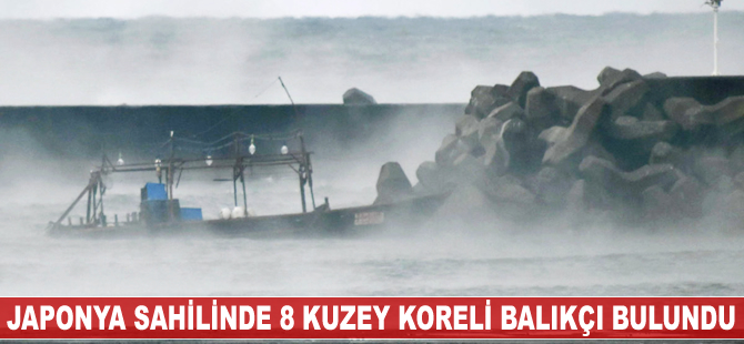 Japonya sahilinde 8 Kuzey Koreli balıkçı bulundu