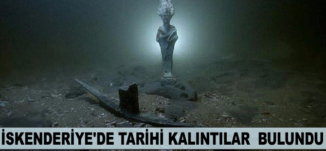 İskenderiye'de tarihi kalıntılar bulundu