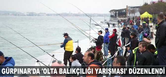 Gürpınar'da 'Olta Balıkçılığı Yarışması' düzenledi