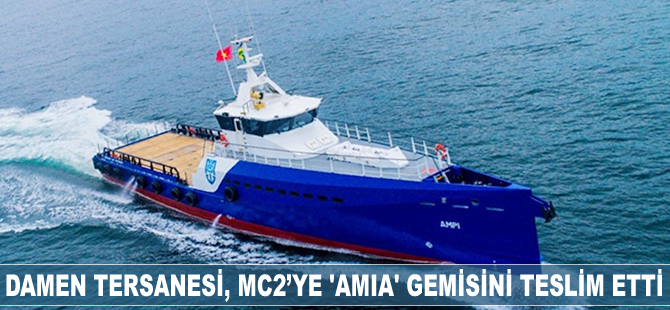 Damen Tersanesi, MC2’ye gemisini teslim etti