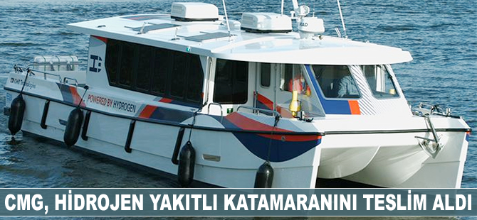 Compagnie Maritime Belge, hidrojen yakıtlı katamaranını teslim aldı