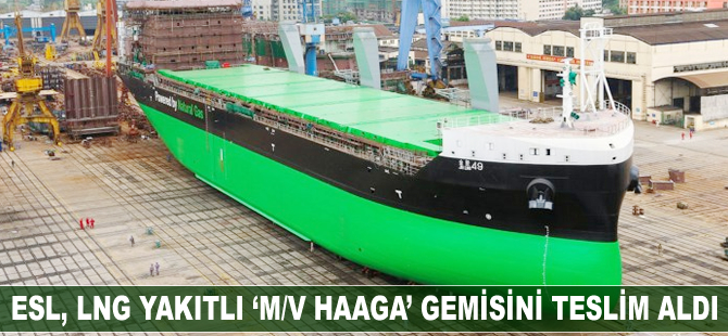 ESL, LNG yakıtlı gemisini teslim aldı