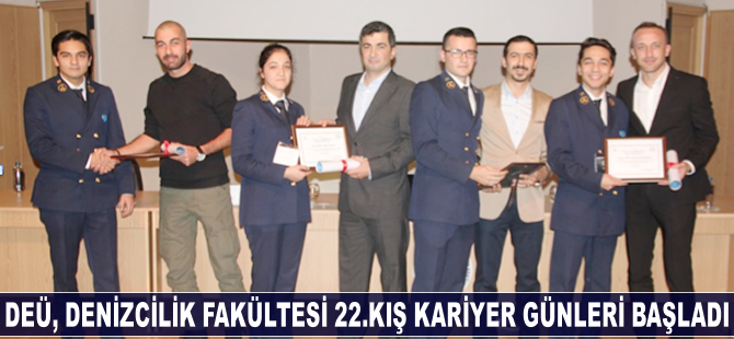 Dokuz Eylül Üniversitesi Denizcilik Fakültesi 22. Kış Kariyer Günleri başladı