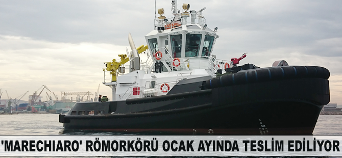 Sanmar Tersanesi'nde inşa edilen 'Marechiaro' römorkörü Ocak ayında teslim ediliyor