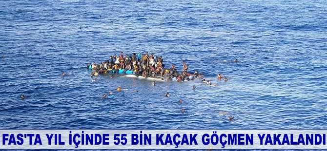 Fas'ta yıl içinde 55 bin göçmen yakalandı