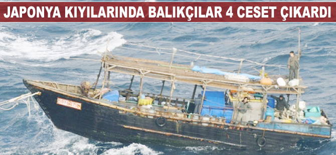 Japonya kıyılarında dört ceset bulundu!