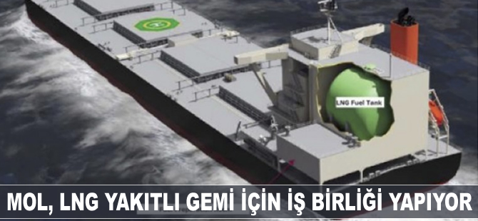 MOL, LNG yakıtlı gemi için iş birliği yapıyor