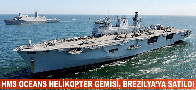 HMS Oceans helikopter gemisi, Brezilya'ya satıldı