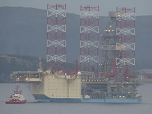 ‘MAERSK INTERCEPTOR’ platformunda kaza meydana geldi