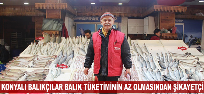 Konyalı balıkçılar balık tüketiminin az olmasından şikayetçi