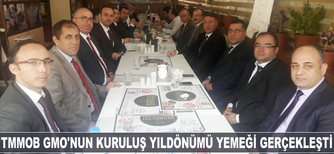 TMMOB Gemi Mühendisleri Odası 'Kuruluş Yıldönümü Yemeği' gerçekleşti