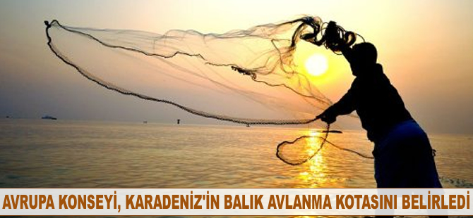 Avrupa Konseyi, Karadeniz için balık avlama kotasını belirledi