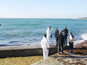 Caddebostan Sahili'nde bir erkek cesedi bulundu