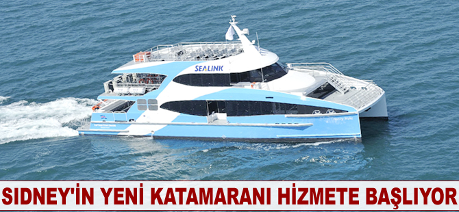 Sidney'in yeni katamaranı hizmete başlıyor