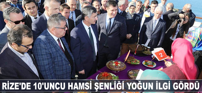 Rize İyidere'de Hamsi Şenliği düzenlendi