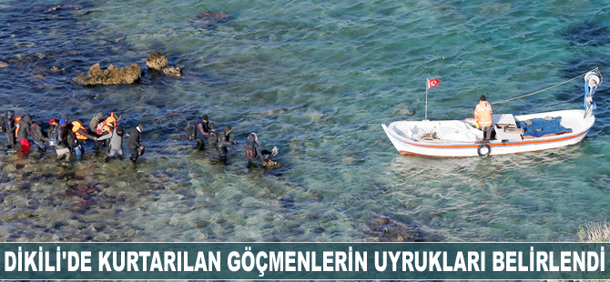 Dikili'de kurtarılan göçmenlerin uyrukları belirlendi