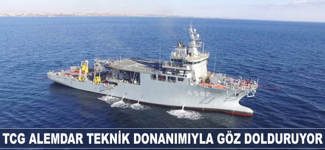 TCG Alemdar teknik donanımıyla göz dolduruyor