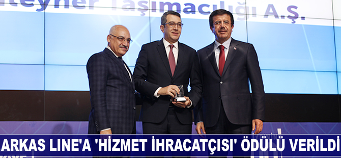 Arkas Line’a “Hizmet İhracatçısı” ödülü verildi