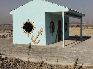 Malatya'da balıkçılar için barınak yapıldı