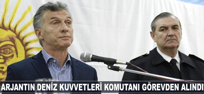 Arjantin'de Deniz Kuvvetleri Komutanı görevden alındı