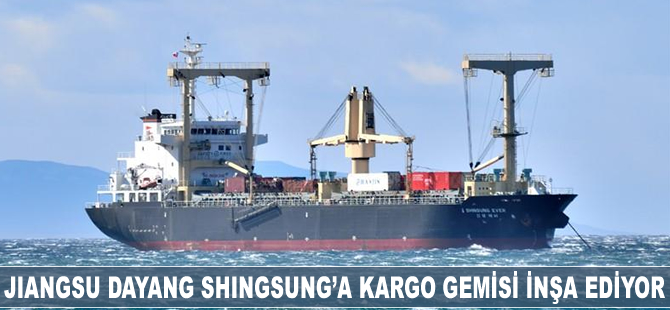 Jiangsu Dayang, Shingsung'a kargo gemisi inşa ediyor
