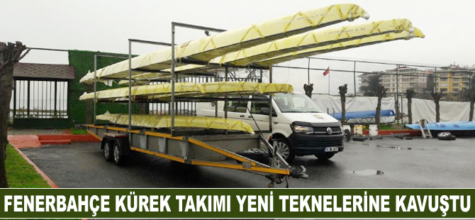 Fenerbahçe Kürek Takımı yeni teknelerine kavuştu