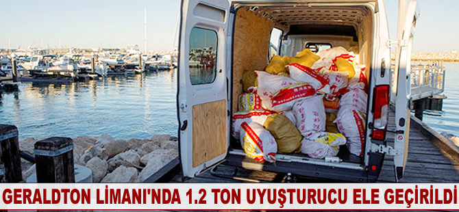 Geraldton Limanı'nda 1.2 ton uyuşturucu ele geçirildi